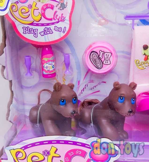 Игровой набор животных Собачья жизнь, 3 собачки, аксессуары, арт. 705583, фото 2