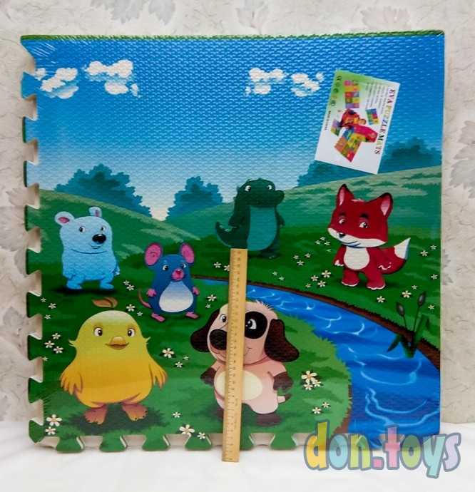 Коврик-пазл Лесные жители, 4 шт., арт. AN03065, фото 5