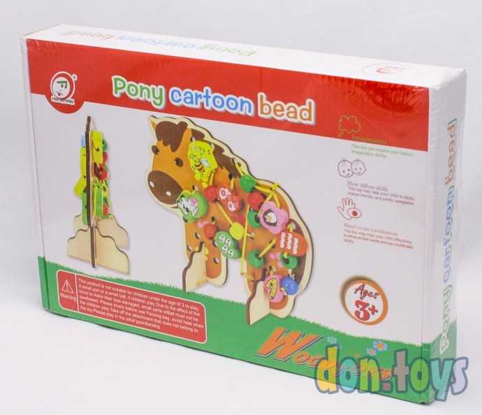 Деревянная шнуровка Пони арт. С 31483, фото 2