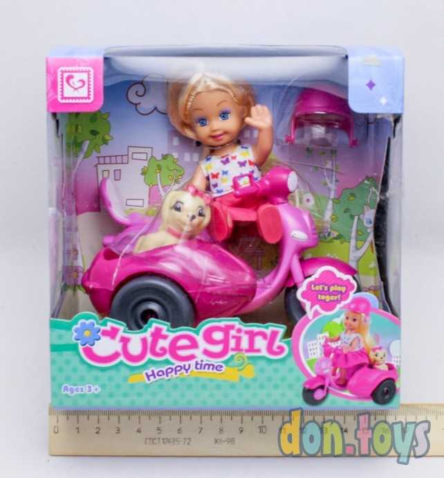 Кукла с мотоциклом и собачкой, арт. К 899-15, фото 1