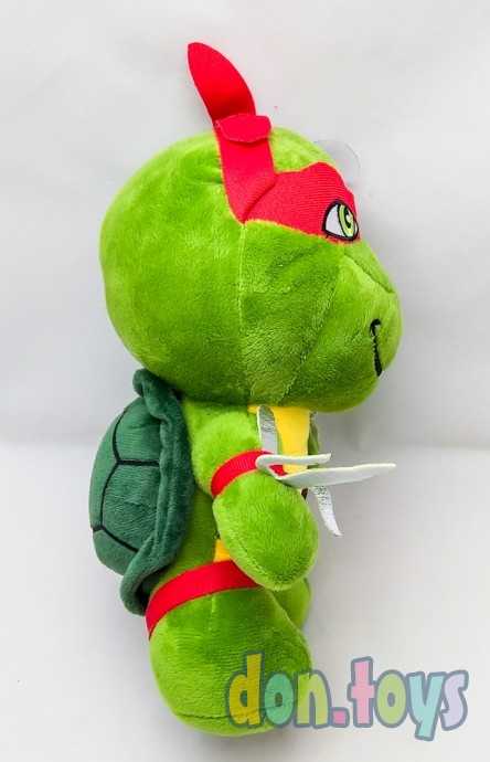 Мягкая игрушка Черепашки-ниндзя Рафаэль, 25 см, фото 5