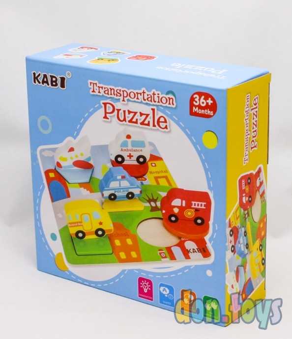 Деревянная рамка-вкладыш 3D Транспорт, арт. AN02100, фото 5