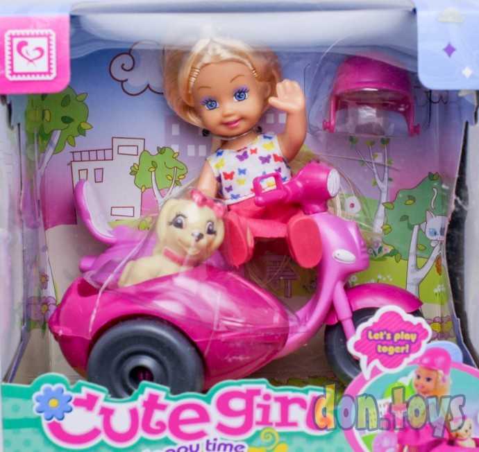 Кукла с мотоциклом и собачкой, арт. К 899-15, фото 3