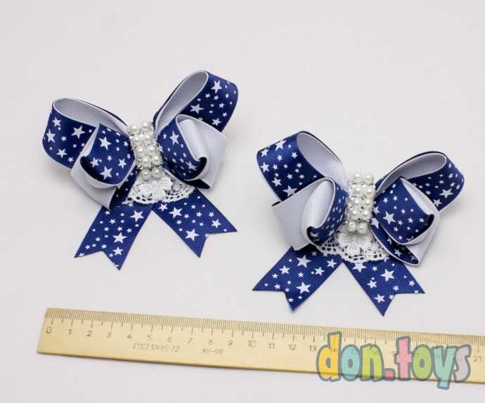 Резинки для волос Бантики со звездочками, 2 шт., фото 3