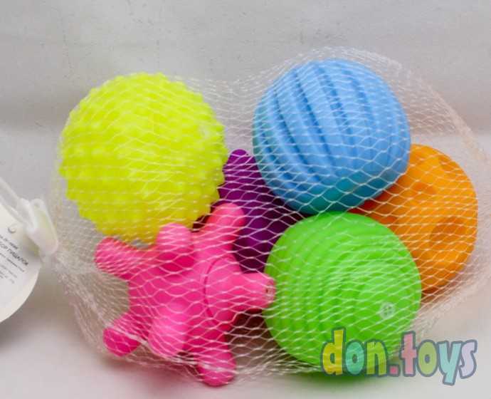 Набор мячиков с пищалкой, 6 шт., арт. 2040-5, фото 4