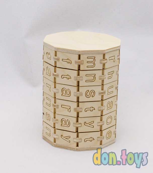 Буквенный цилиндр с английскими буквами (ручная работа), фото 5