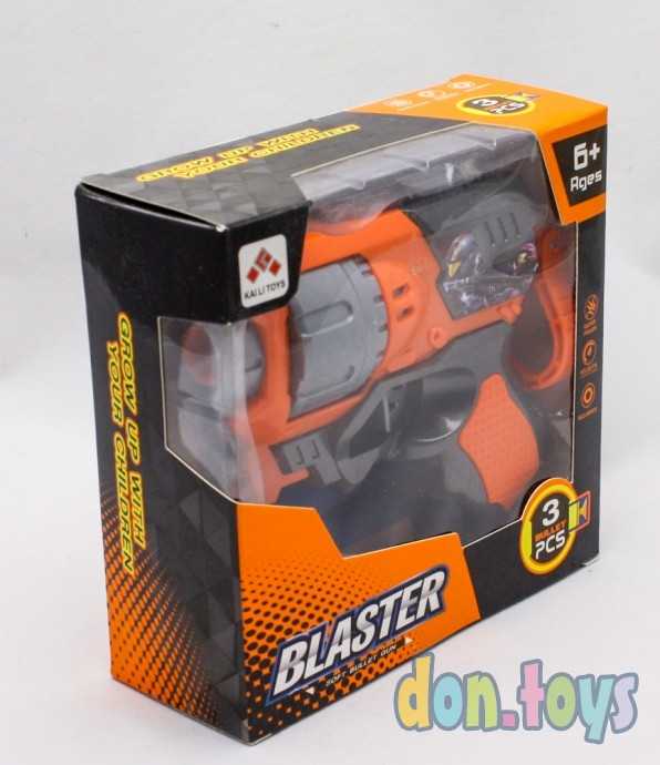 Бластер мини, 3 пули на присосках, арт. SB474, фото 3