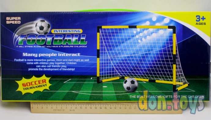 Набор футбольные ворота (80*60*45 см) Сетка Мяч Насос, арт. 8333, фото 1