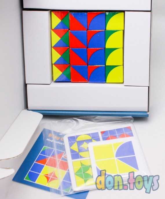 Кубики деревянные Пикси Сложи узор , арт. MC-047, фото 3