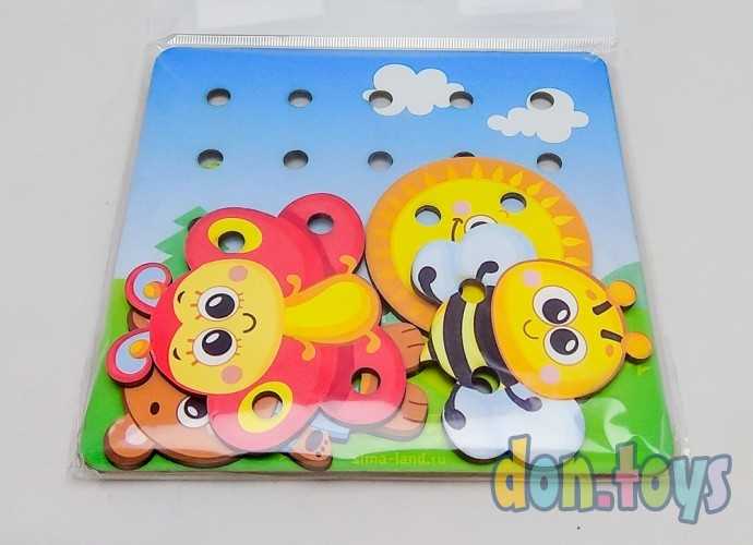 Деревянная шнуровка Солнечная полянка, арт. 4969872, фото 3