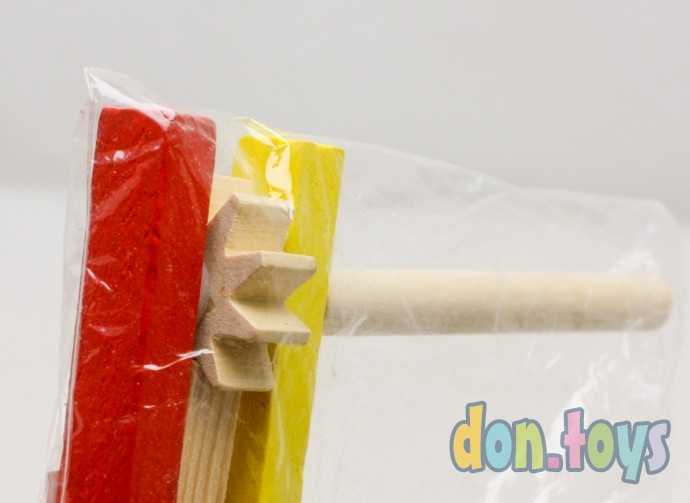 Деревянная игрушка. Трещотка 11 см, арт. AN02190, фото 2