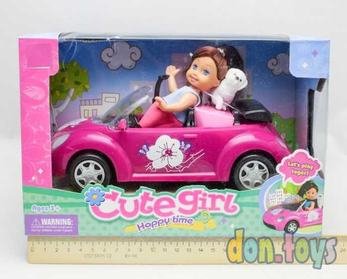 Игровой набор Кукла с машиной и собачкой, фото 1