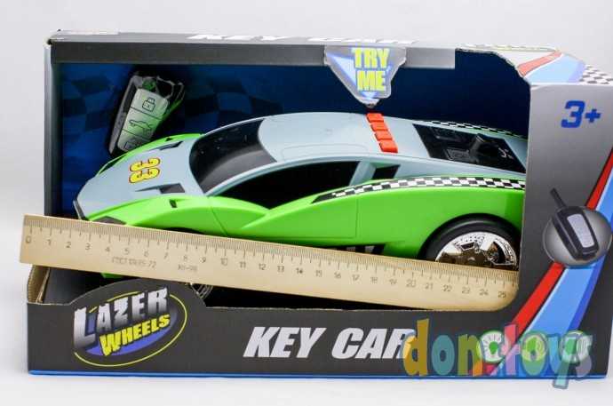 Машинка свет, звук, ключ, на батарейках, арт. LD 2032, фото 6