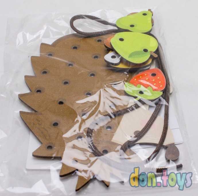 Шнуровка "Ёжик на полянке", арт. 4637226, фото 4