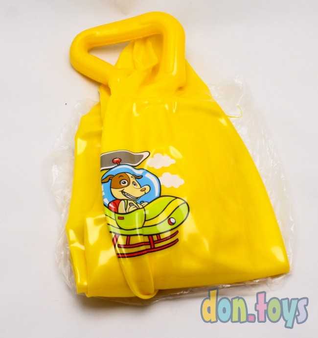 Гимнастический финтес мяч с ручкой диаметр 45 см, арт. 0002 цвета в ассортименте, фото 3