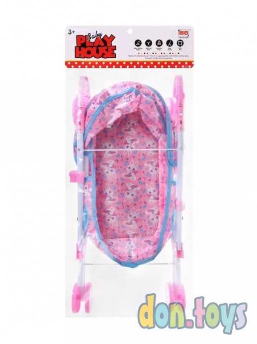 Коляска-люлька для кукол Зайка, арт. 201145465, фото 3
