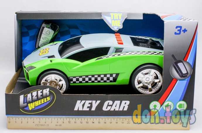 Машинка свет, звук, ключ, на батарейках, арт. LD 2032, фото 3