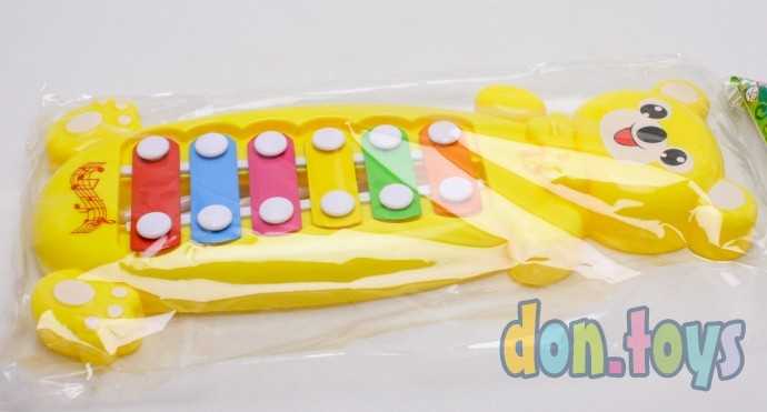 Ксилофон цветной "Медвежонок" (27 см, 6 тонов), арт. 1780960, фото 4