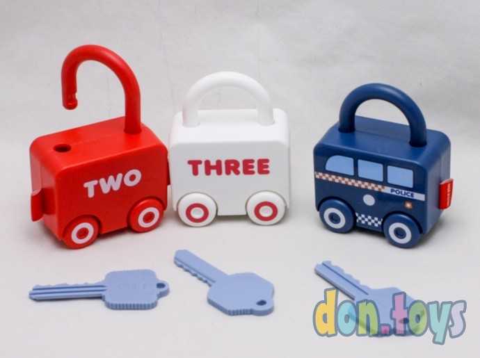 Развивающий набор Замки с ключами, 3 шт., фото 1
