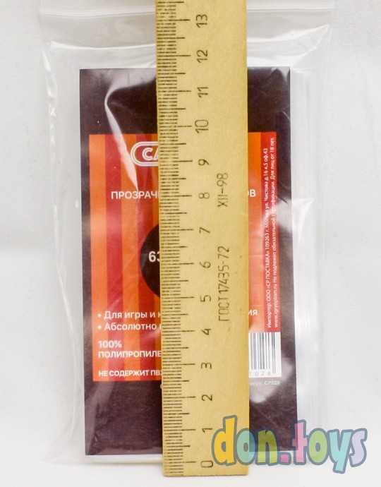 Прозрачные протекторы Card-Pro Euro Tarot для настольных игр (100 шт.) 63x115 мм, фото 3