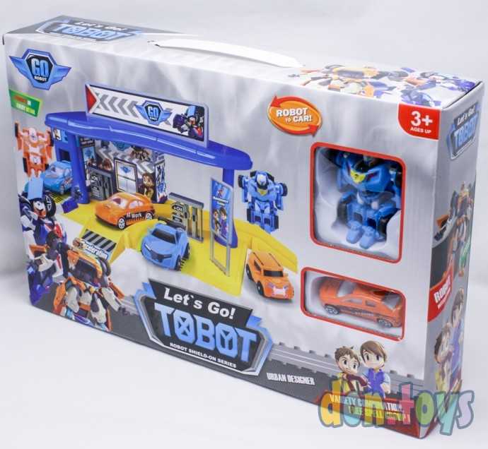 Гараж арт. 8614 "ТОБОТ" 1 трансформер + 1 машинка,, фото 6