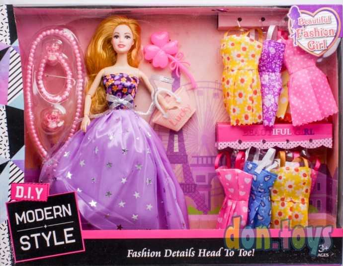 Игровой набор Кукла Мери с платьями и аксессуарами, арт. 1142-1, фото 1