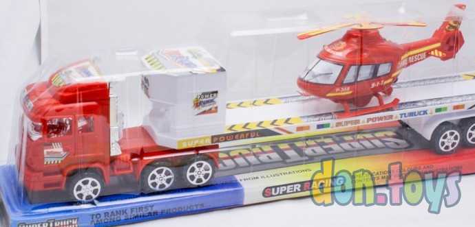 Трейлер инерционный с заводным вертолетом, арт. 5240-20, фото 1