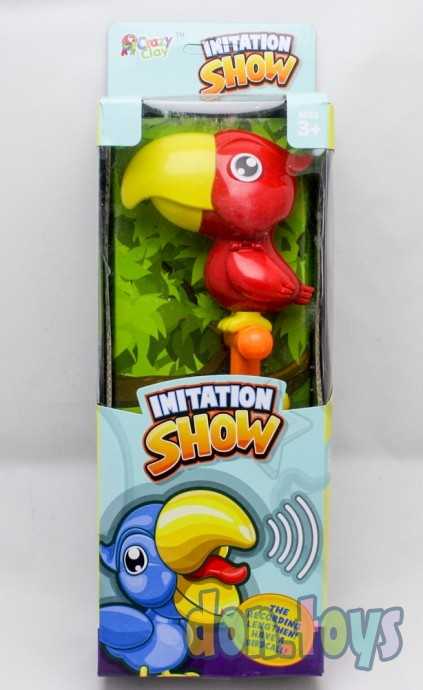 Говорящая игрушка «Попугай-повторюша», с функцией записи голоса, арт. 4413563, фото 1