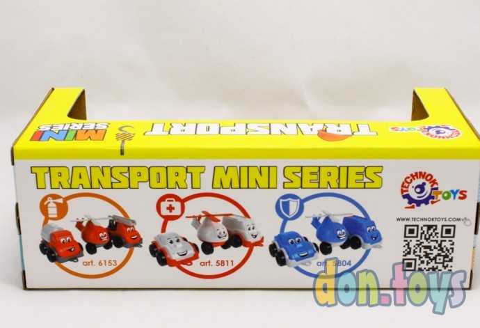 Набор строительного транспорта мини, 3 шт. в подарочной упаковке, арт. 6153, фото 6