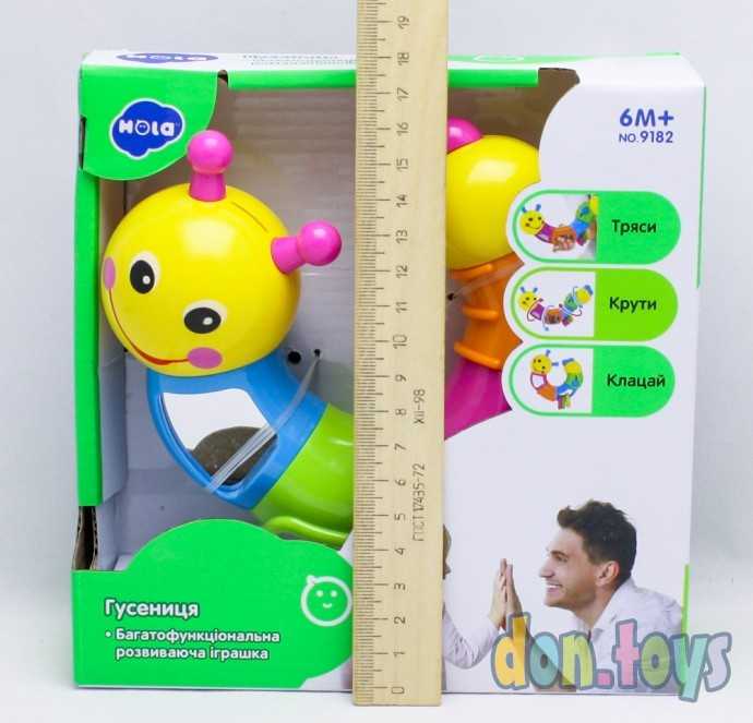 Веселая гусеница, логика, трещотка, фото 3