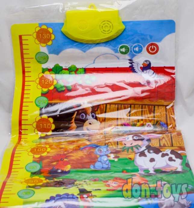 Ростомер настенный со звуком от 50 до 130 см, фото 3