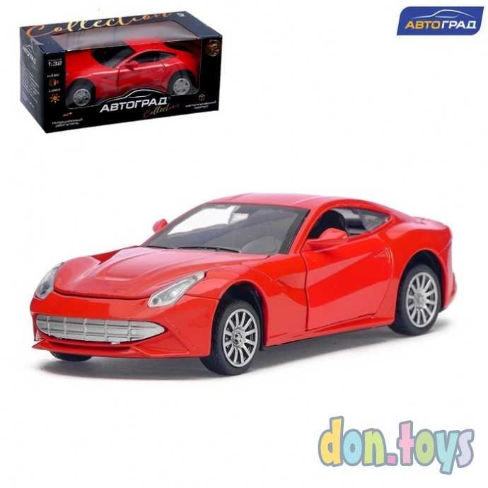 Машина металлическая «Спорткар», инерционная, свет и звук, масштаб 1:30, арт. 1740062, фото 3