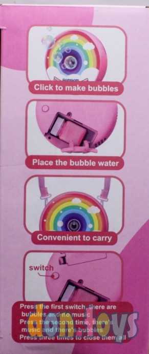 Генератор мыльных пузырей Радуга, звук, музыка, 3 режима, арт.868-16, фото 8