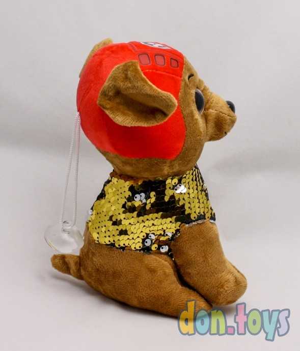 Мягкая игрушка Щенячий патруль, Зума с пайетками, фото 5