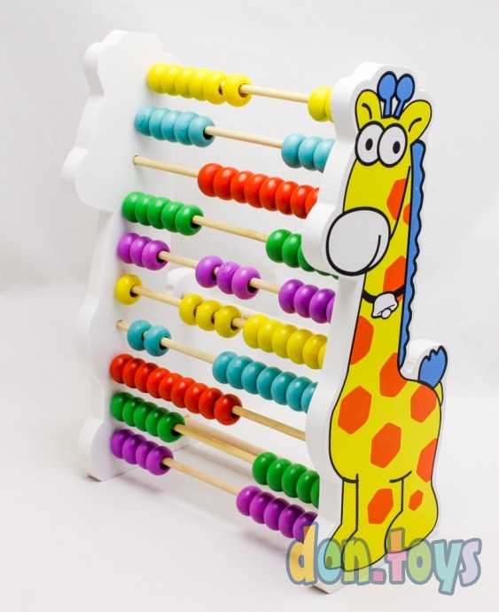 Деревянные счеты Жираф, арт. 902, фото 1