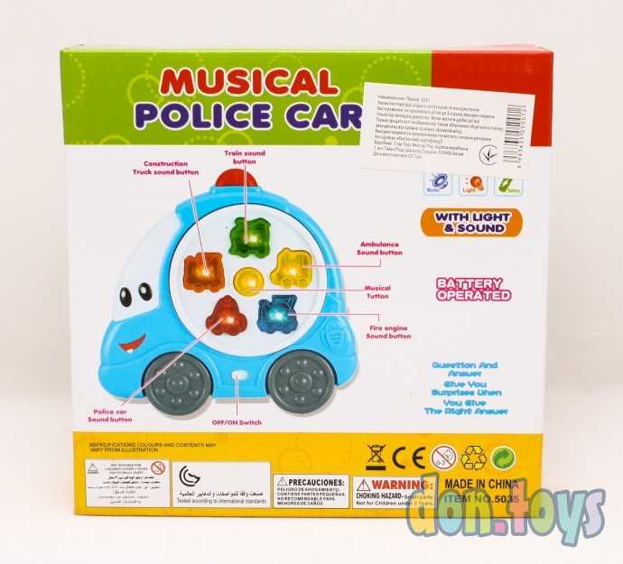 Развивающее пианино "Полицейская Машинка", фото 3