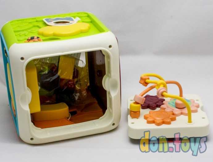 Развивающий куб с сортером и лабиринтом, фото 12