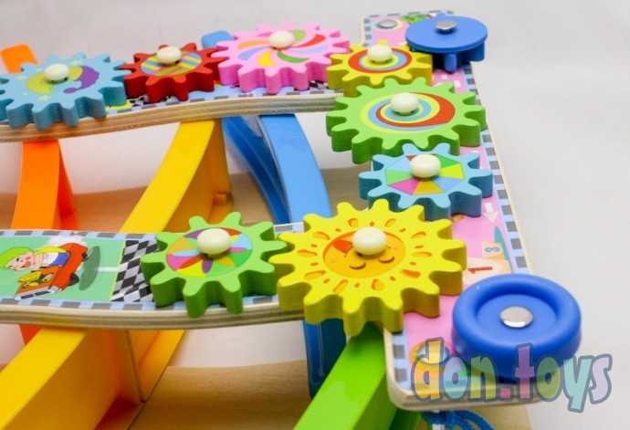 Автотрек 3в1 «Каталка + крутилка + автотрек», арт. 5374999, фото 7