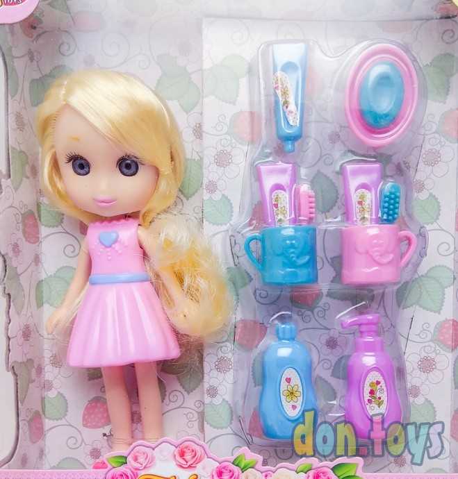 Кукла Катенька, с косметическим набором 7 предметов , арт. 0508, фото 4