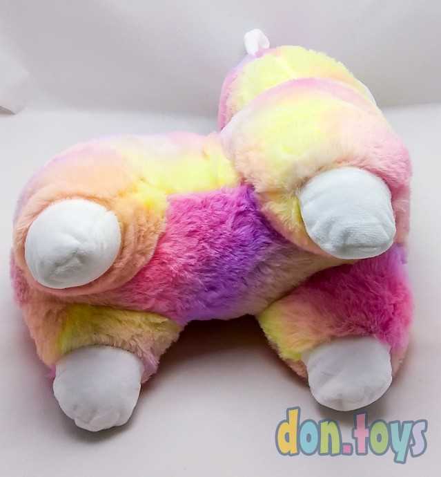 Мягкая игрушка Лама, радужная, 50 см, фото 3