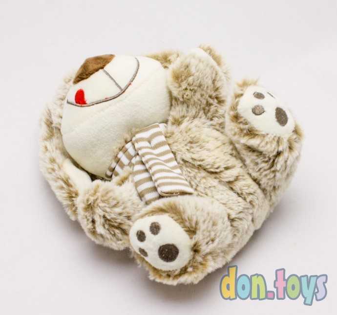 Собачка плюшевая с шарфиком, музык., 13 см, арт. 1843, фото 3