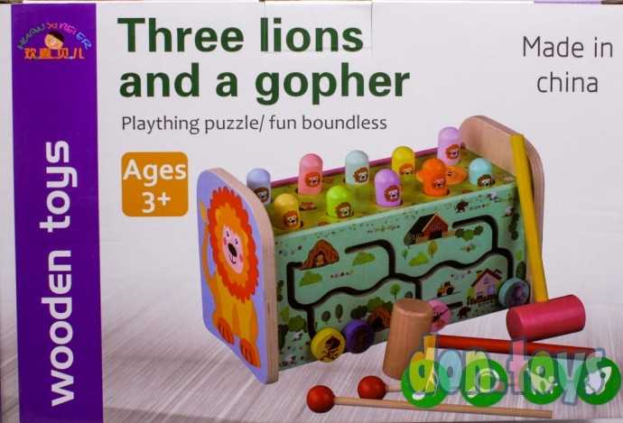 Логический деревянный игровой центр с ксилофоном, арт. AR-10443, фото 7