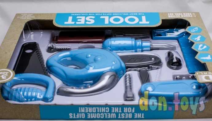 Набор инструментов, 11 предметов, бензопила с механическим запуском, арт. 6640-1, фото 4