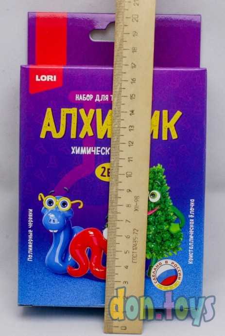 Химические опыты 2 в 1 "Полимерные червяки и Кристаллическая ёлочка" Арт. Оп-063, фото 3