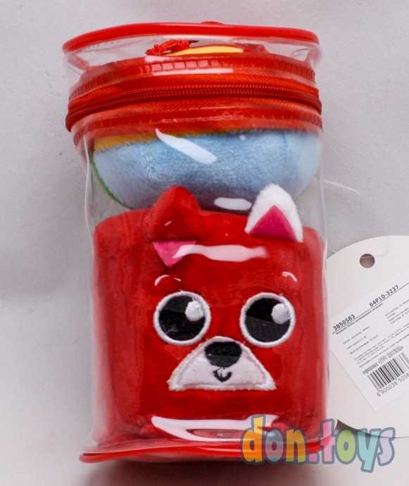 Набор развивающих игрушек, 2 предмета: кубик «Собачка», мячик «Котик», арт. 3850583, фото 2