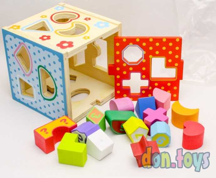 Деревянная игра Куб-Сортер, арт. С 35902, фото 11