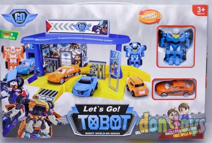 Гараж арт. 8614 "ТОБОТ" 1 трансформер + 1 машинка,, фото 4