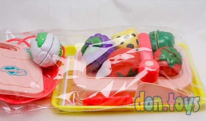 Набор Мойка, Овощи на липучке, Корзинка, Поднос, арт.6853, фото 5