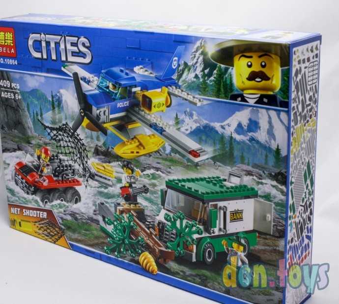 Конструктор Bela "Citles" 10864, Ограбление у горной речки, 409 деталей (аналог Lego City 60175), фото 1