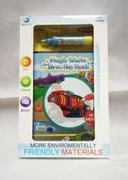 ​Водная книжка-раскраска "Волшебная вода" Паровоз (маркер в комплекте), арт. 200526793